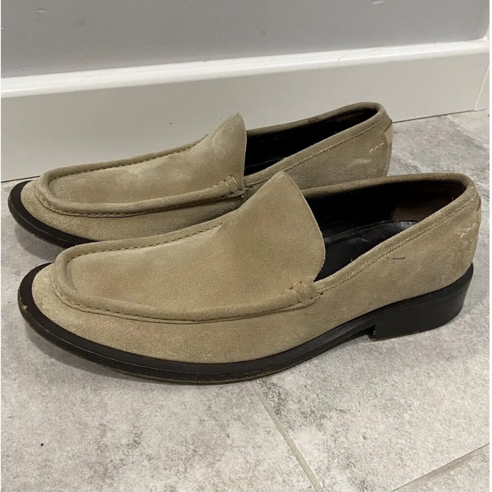 Gucci loafers vintage beige suede shoes